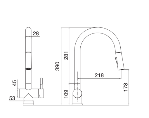 Vòi rửa bát Kluger KLF0008S - 3