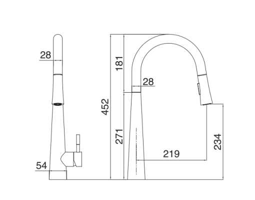 Vòi rửa bát Kluger KLF0009S - 3