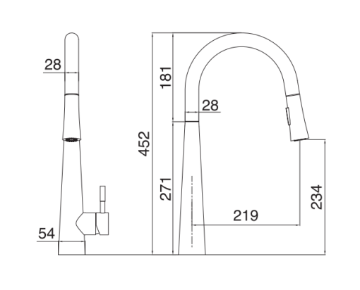 Vòi rửa bát Kluger KLF0009C - 3