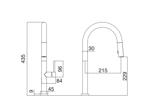 Vòi rửa bát Kluger KLF0010B - 3