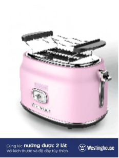 Máy nướng bánh mì 2 lát Westinghouse WKTTB857PK