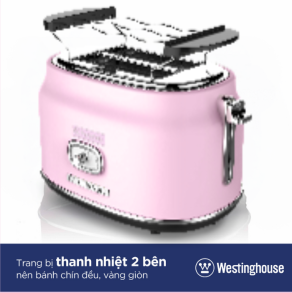 Máy nướng bánh mì 2 lát Westinghouse WKTTB857PK