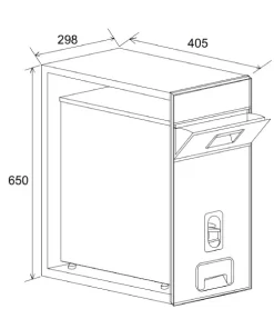 Thùng Đựng Gạo Âm 300mm Hafele 549.32.990 - 5