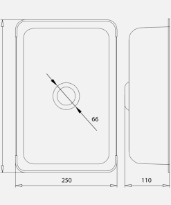 Chậu rửa nhỏ inox Kluger KSWB-401FB - 11