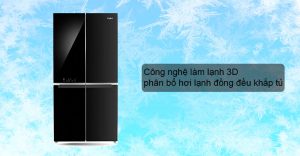 Tủ Lạnh Whirlpool Inverter 4 cửa 594 Lít WFQ590NBGV