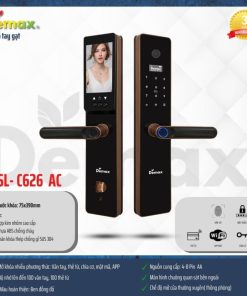 Khóa cửa vân tay DEMAX SL-C626 BL tiêu chuẩn Đức - 44 Khóa cửa vân tay DEMAX SL-C626 BL tiêu chuẩn Đức - 43