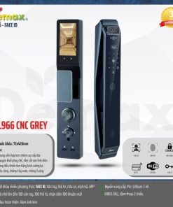 Khóa thông minh DEMAX SL966 CNC GREY tiêu chuẩn Đức - 9