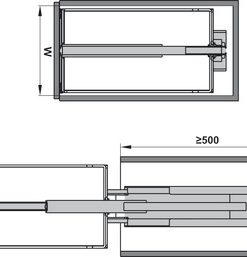 Tủ Đồ Khô 400mm Dispensa 90º Hafele 546.54.543 - 8 Tủ Đồ Khô 400mm Dispensa 90º Hafele 546.54.543 - 7