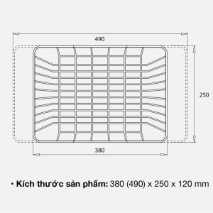 Giỏ để đồ inox Kluger KB-601S - 13