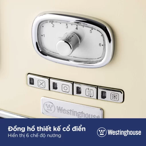 Máy nướng bánh mì 4 lát Westinghouse WKTTB809WH