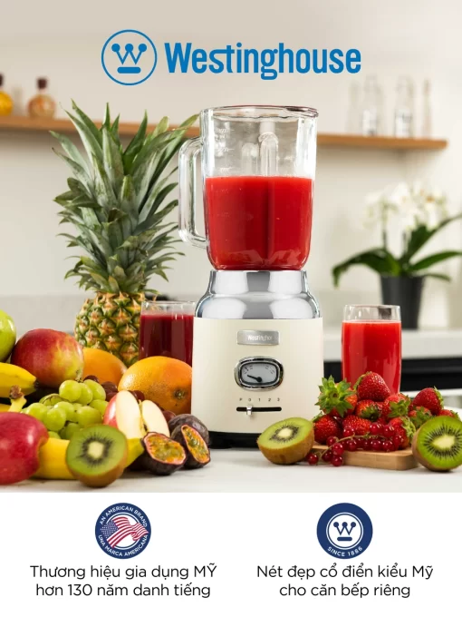 Máy xay sinh tố để bàn RETRO Westinghouse WKBE221WH