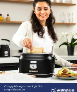 Máy nướng bánh mì 2 lát Westinghouse WKTTB857BK