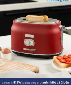Máy nướng bánh mì 2 lát Westinghouse WKTTB857RD - 14