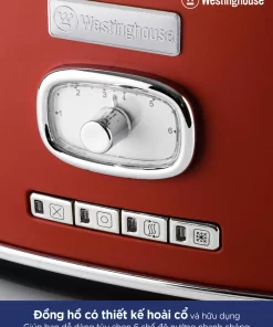 Máy nướng bánh mì 2 lát Westinghouse WKTTB857RD