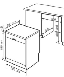 Máy rửa bát độc lập Bosch SMS6ZCI06E Series 6 Sấy Zeolith