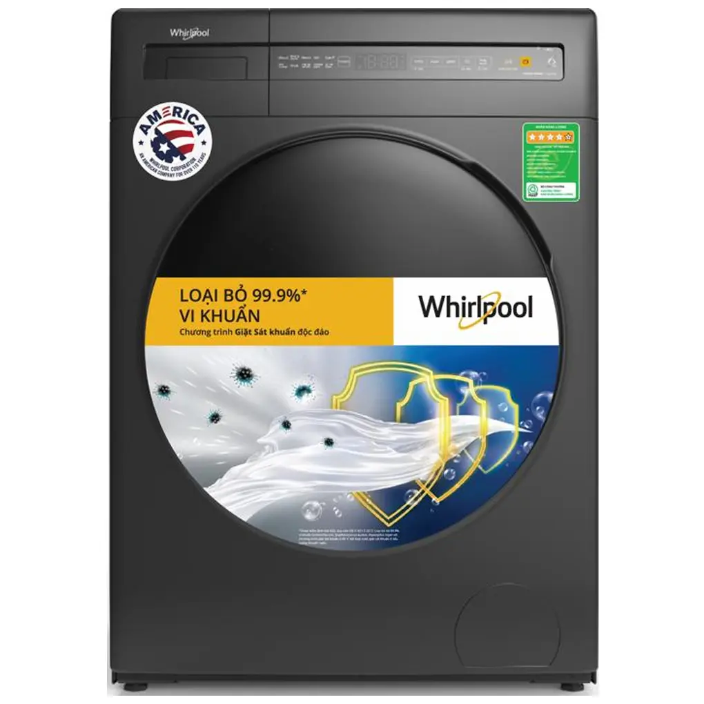 Máy giặt sấy Whirlpool Inverter WWEB95702FG