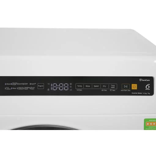 Máy giặt sấy Whirlpool Inverter WWEB10702FW