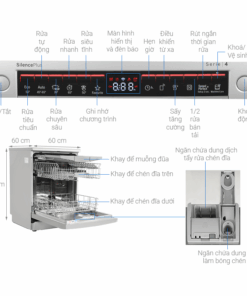 Máy rửa bát độc lập Bosch SMS4HMI07E Serie 4 14 Bộ - 19 Máy rửa bát độc lập Bosch SMS4HMI07E Serie 4 14 Bộ - 18