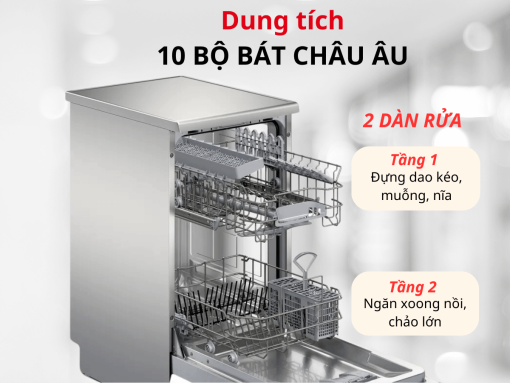 Máy rửa chén độc lập Bosch SPS2HKI42E