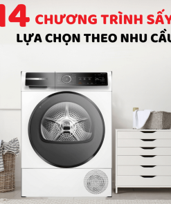 MÁY SẤY BOSCH SERIE 8 WQB245B40 HEATPUMP 9KG