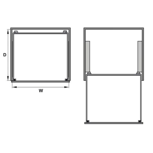 Rổ Đựng Chén Đĩa Cappella 700mm Hafele 549.08.011 - 5