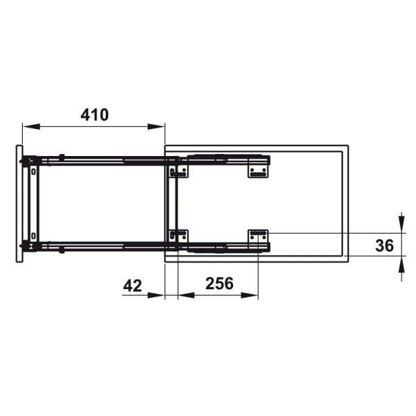 Bộ Rổ Đựng Gia Vị 400mm Hafele 549.20.040 - 3