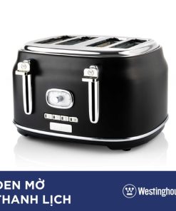 Máy nướng bánh mì 4 lát RETRO Westinghouse WKTTB809BK