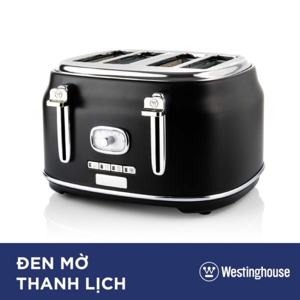 Máy nướng bánh mì 4 lát RETRO Westinghouse WKTTB809BK