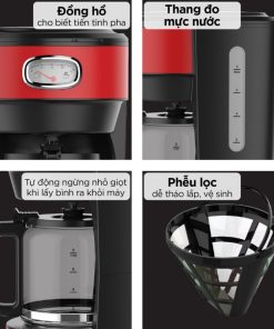 Máy pha cà phê RETRO Westinghouse WKCMR621RD - 13 Máy pha cà phê RETRO Westinghouse WKCMR621RD - 12