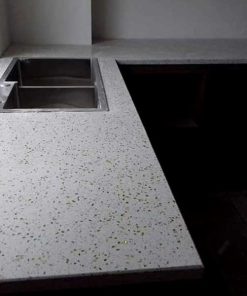 Đá nhân tạo M006 Trắng kim - 7