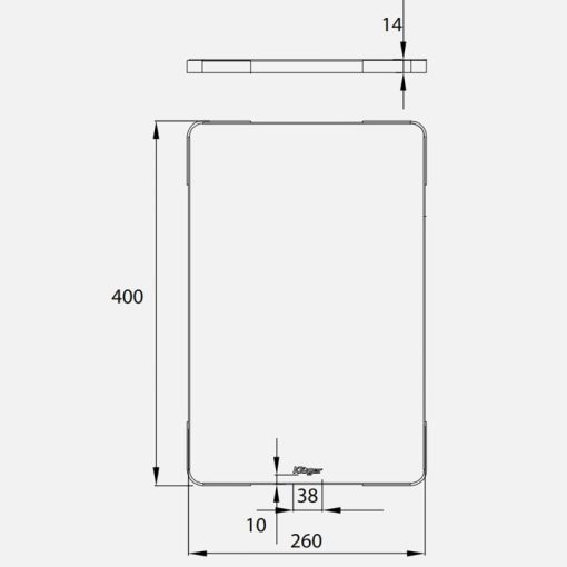 Thớt inox Kluger KCB-121FB - 3