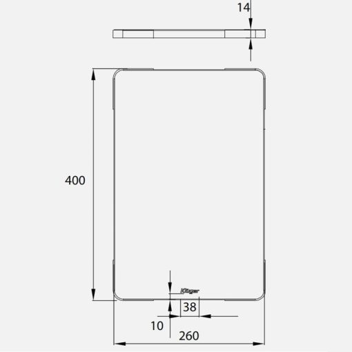Thớt inox Kluger KCB-121FS - 3
