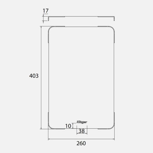 Thớt inox Kluger KCB-122FS - 3