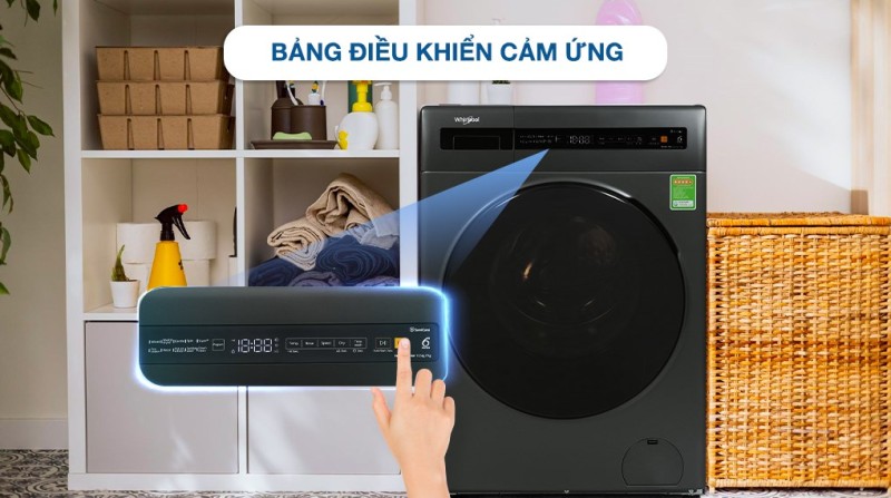 Máy giặt sấy Whirlpool Inverter WWEB10702FG - 17 Máy giặt sấy Whirlpool Inverter WWEB10702FG