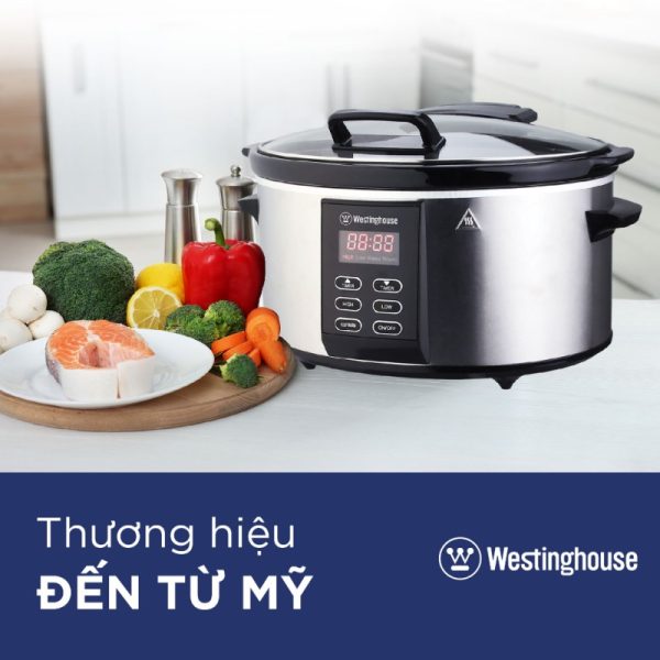 Nồi nấu chậm 6L 270W Westinghouse WKSC65