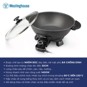 Chảo điện 30cm Westinghouse WKSK3010