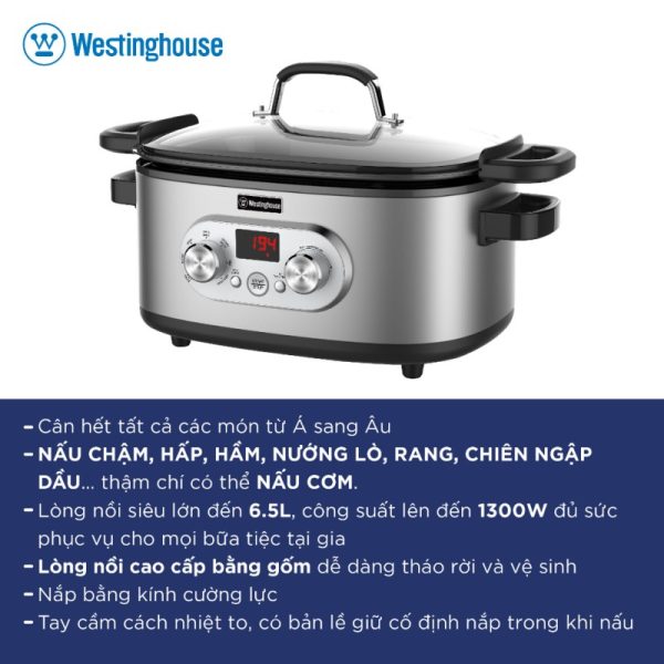 Nồi nấu đa năng 6.5L Westinghouse WKMFCH509