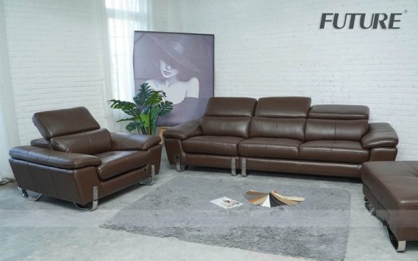 SOFA DA BÒ FUTURE MODEL 7054 (1+3+ĐÔN)