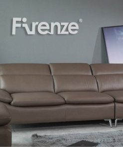 SOFA DA BÒ FIRENZE MODEL 8508 (GHẾ BĂNG 3 + ĐÔN)