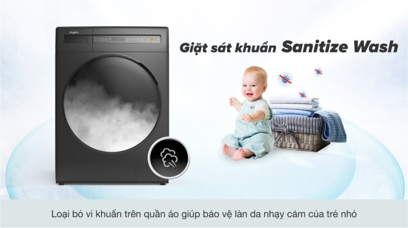 Máy giặt lồng ngang Whirlpool FWEB10502FG