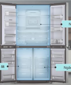 Tủ Lạnh Whirlpool Inverter 4 cửa 593L WFQ590WSSV
