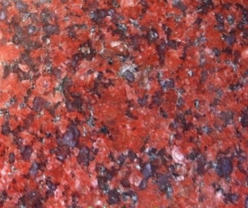 Đá Granite Hoa Cương Đỏ ruby Ấn Độ bông lớn - 1