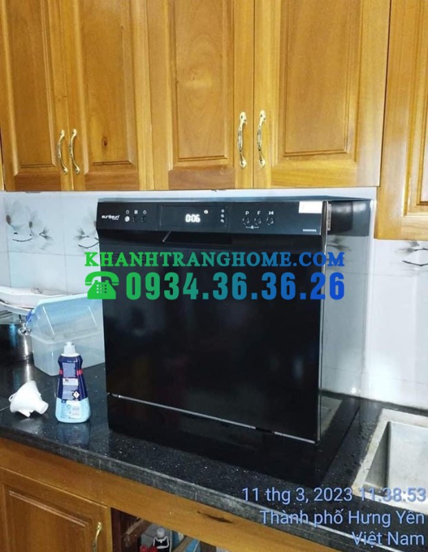 Bí quyết cho gian bếp luôn sáng bóng với Máy Rửa Bát Eurosun SMS60E08EB - 5