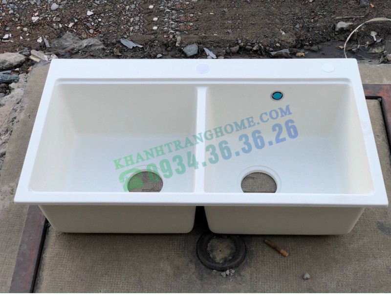 Chậu rửa bát Golicaa GCD-8046G White - 13