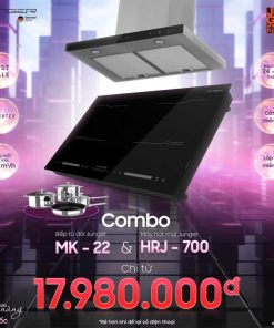 COMBO BẾP TỪ JUNGER MK-22 + MÁY HÚT MÙI JUNGER HRJ-700
