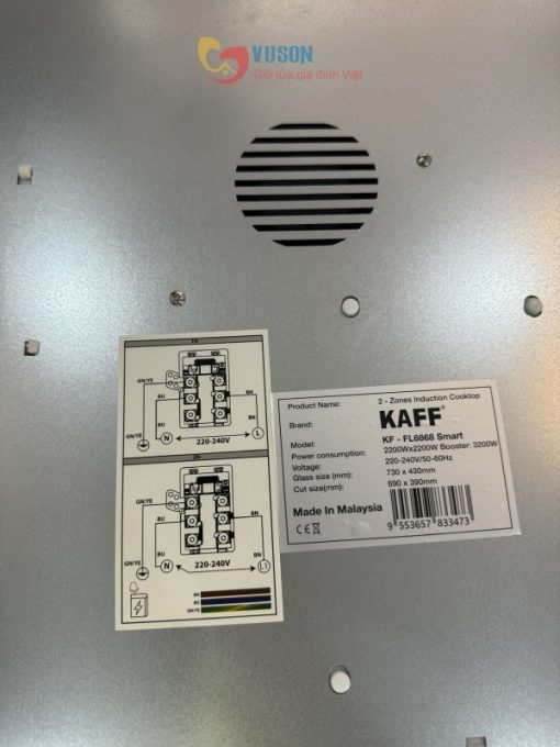 Bếp từ KAFF KF-FL6868 SMART nhập khẩu malaysia bảo hành 5 năm - 11