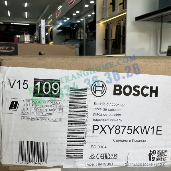 Bếp từ Bosch Serie 8 PXY875KW1E Đa điểm 4 vùng nấu - 5