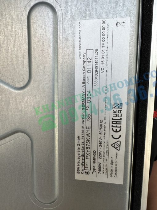 Bếp từ Bosch Serie 8 PXY875KW1E Đa điểm 4 vùng nấu - 19