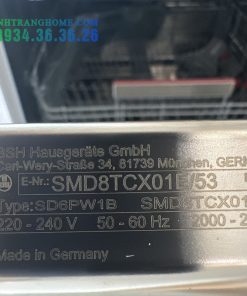 MÁY RỬA BÁT BOSCH SMD8TCX01E - 49 MÁY RỬA BÁT BOSCH SMD8TCX01E - 48