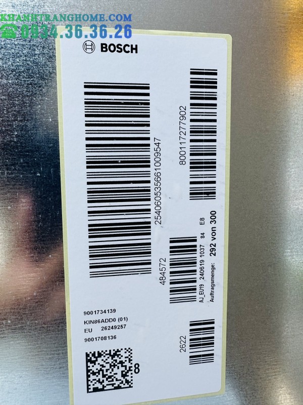 Tủ lạnh Bosch KIN86ADD0 series 6 - 139
